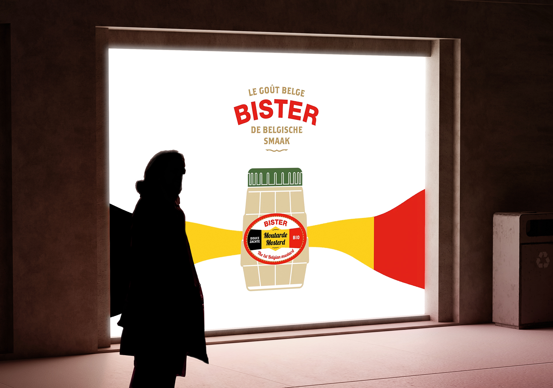Illustration and video animation for Bister, the belgian mustard